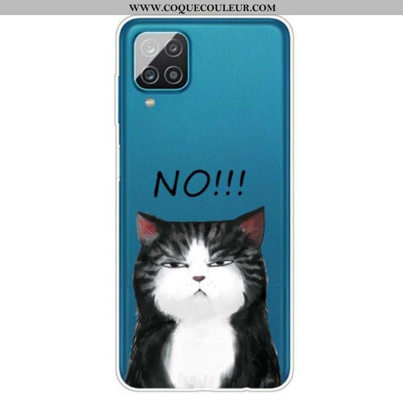 Coque Samsung Galaxy A12 / M12 Le Chat Qui Dit Non