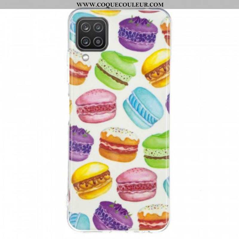 Coque Samsung Galaxy A12 / M12 Macarons Fluorescente