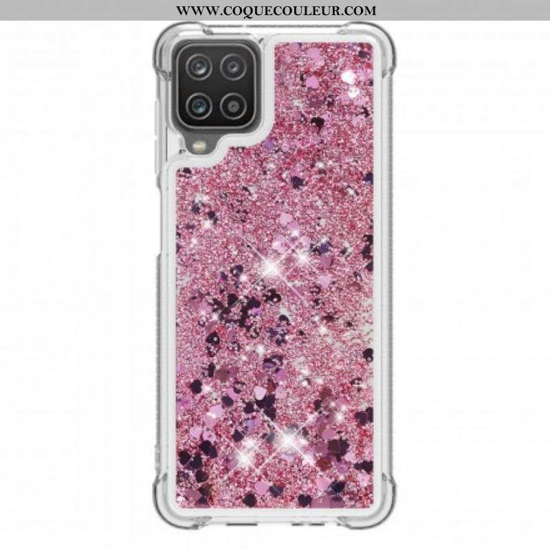 Coque Samsung Galaxy A12 / M12 Désire Paillettes