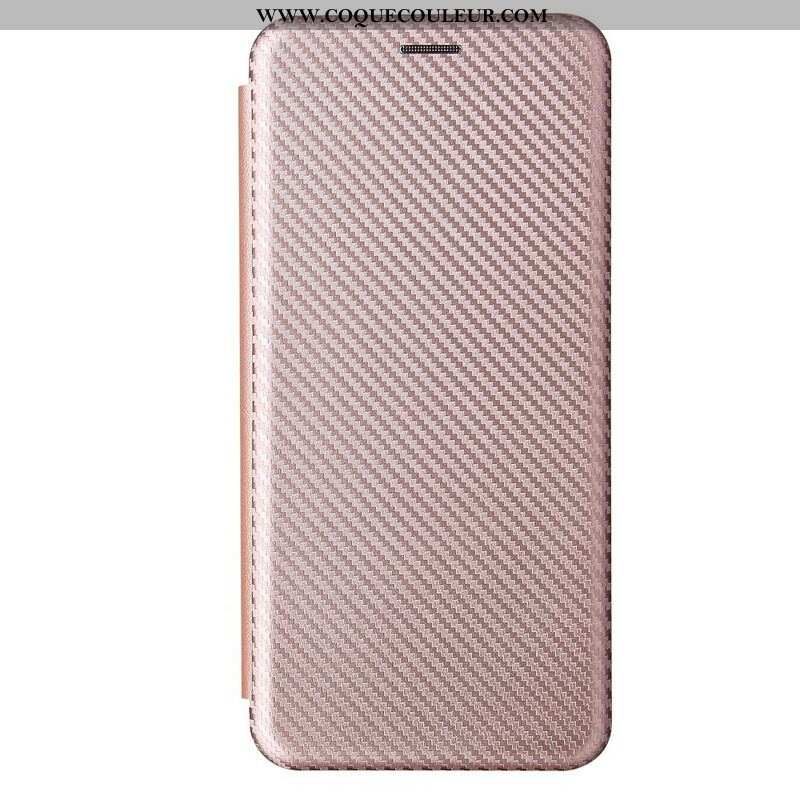 Flip Cover Samsung Galaxy A12 / M12 /Fibre Carbone