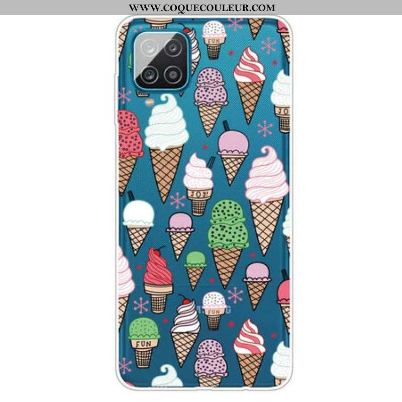 Coque Samsung Galaxy A12 / M12 Glaces à la Crème