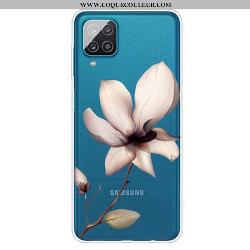 Coque Samsung Galaxy A12 / M12 Florale Premium