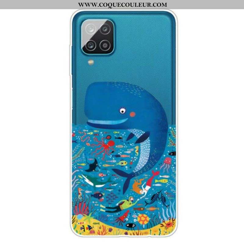 Coque Samsung Galaxy A12 / M12 Monde Marin