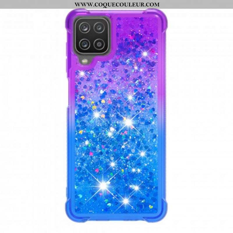 Coque Samsung Galaxy A12 / M12 Paillettes Colors