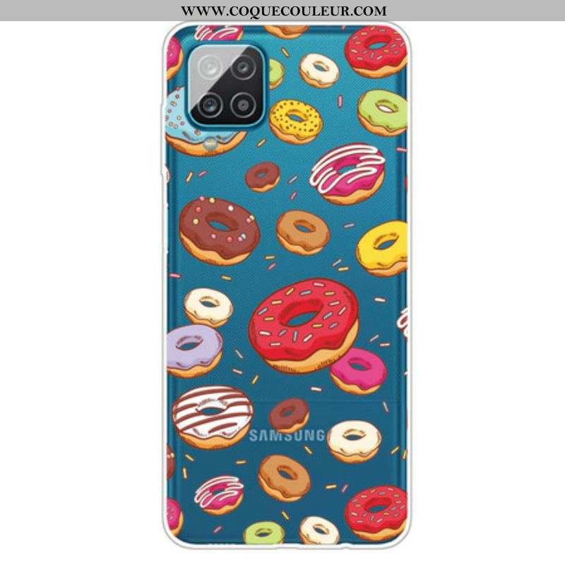 Coque Samsung Galaxy A12 / M12 Love Donuts