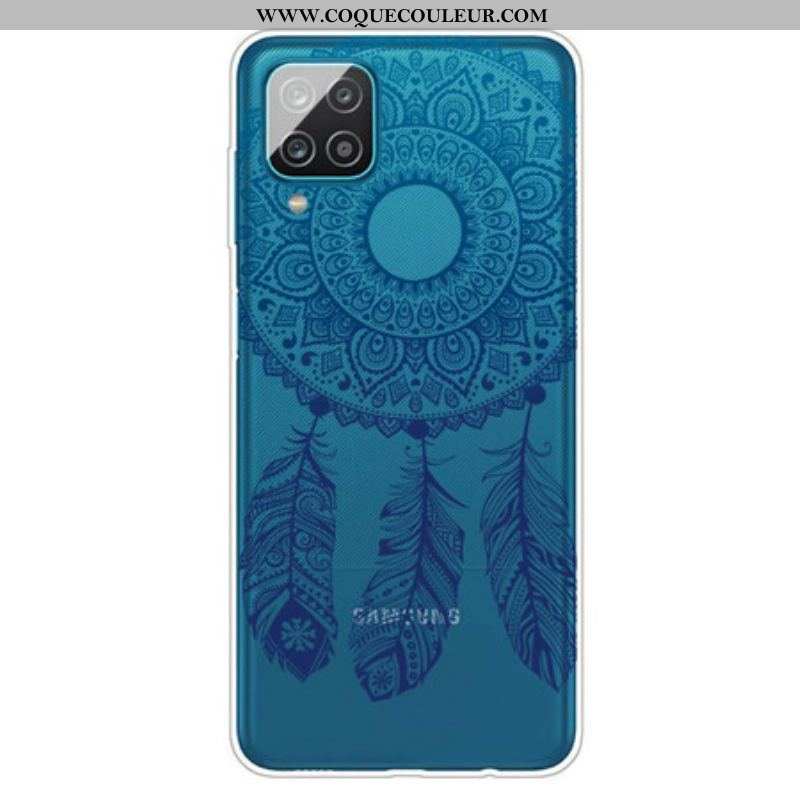 Coque Samsung Galaxy A12 / M12 Mandala Floral Unique