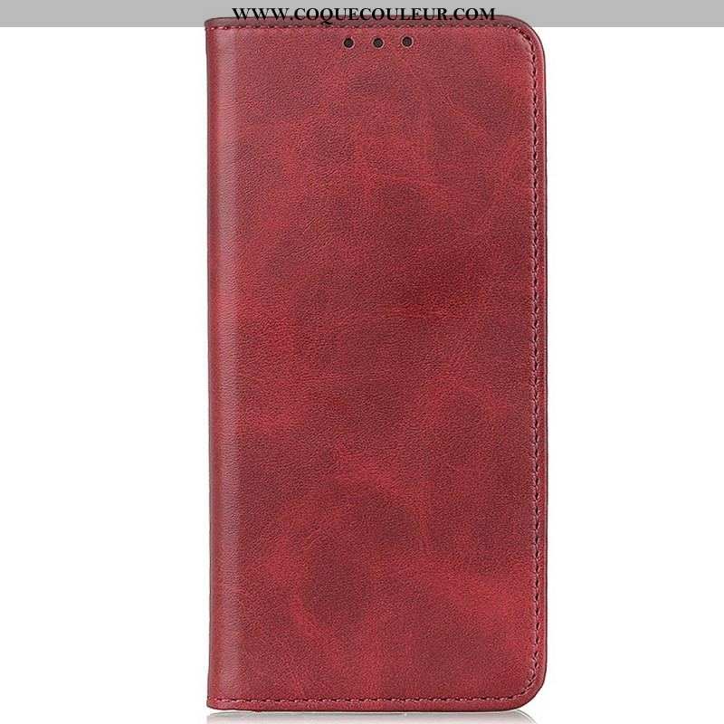 Flip Cover Samsung Galaxy M13 5G Cuir Fendu