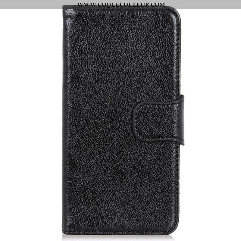 Housse Samsung Galaxy M13 Cuir Nappa Véritable