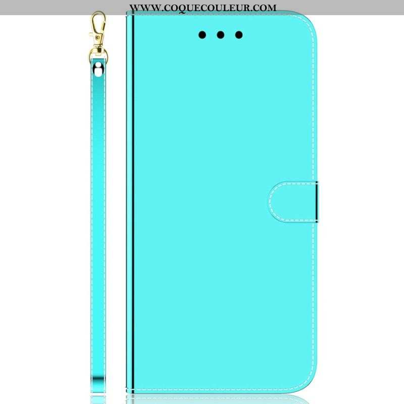 Housse Samsung Galaxy M13 Miroir et Lanière