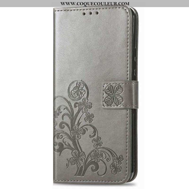 Housse Samsung Galaxy M13 Florale avec Lanière