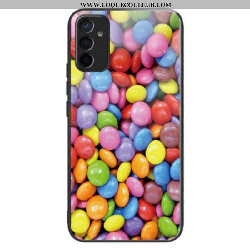 Coque Samsung Galaxy M13 Verre Trempé Bonbons