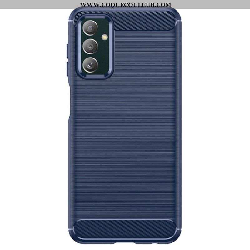 Coque Samsung Galaxy M13 Fibre Carbone Brossée