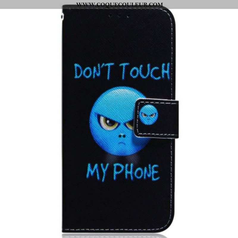 Housse Samsung Galaxy M13 Emoji Phone à Lanière