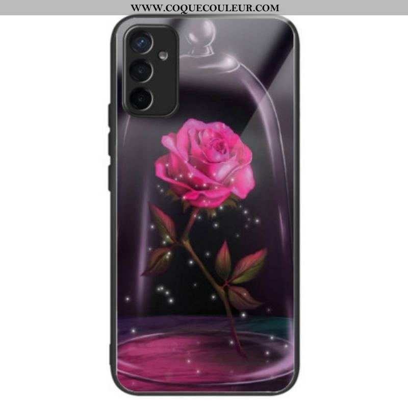 Coque Samsung Galaxy M13 Verre Trempé Rose Éclatante