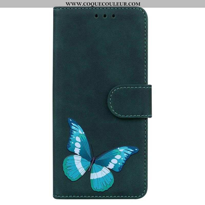 Housse Samsung Galaxy M13 Papillon