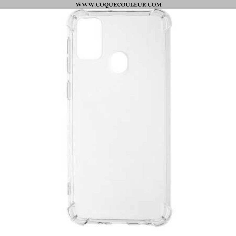 Coque Samsung Galaxy M21 Transparente Coins Renforcés