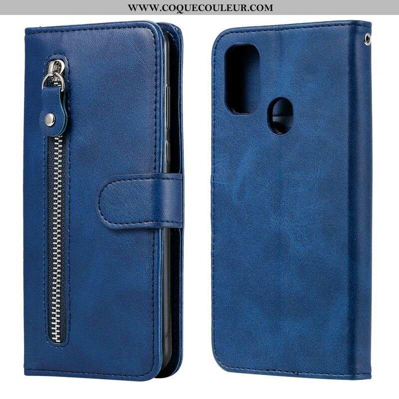 Housse Samsung Galaxy M21 Vintage Porte-Monnaie