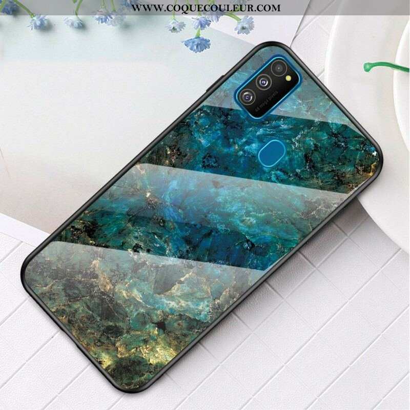 Coque Samsung Galaxy M21 Verre Trempé Premium Color