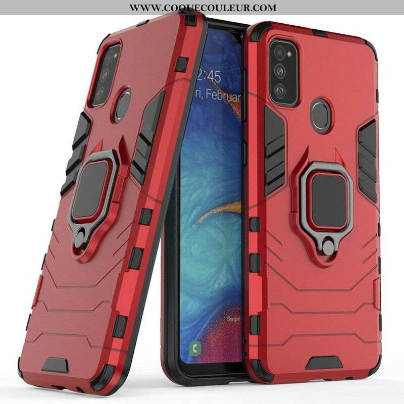 Coque Samsung Galaxy M21 Ring Résistante