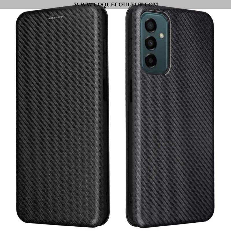 Flip Cover Samsung Galaxy M23 5G Fibre Carbone