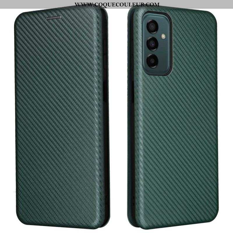 Flip Cover Samsung Galaxy M23 5G Fibre Carbone