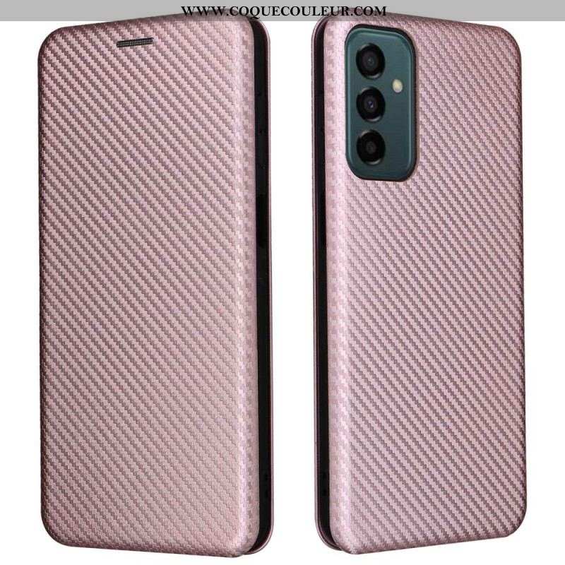 Flip Cover Samsung Galaxy M23 5G Fibre Carbone