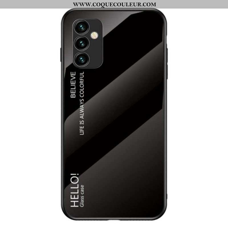 Coque Samsung Galaxy M23 5G Verre Trempé Hello