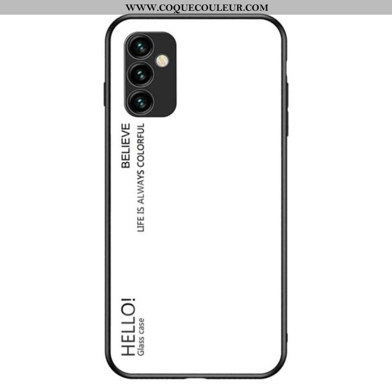 Coque Samsung Galaxy M23 5G Verre Trempé Hello