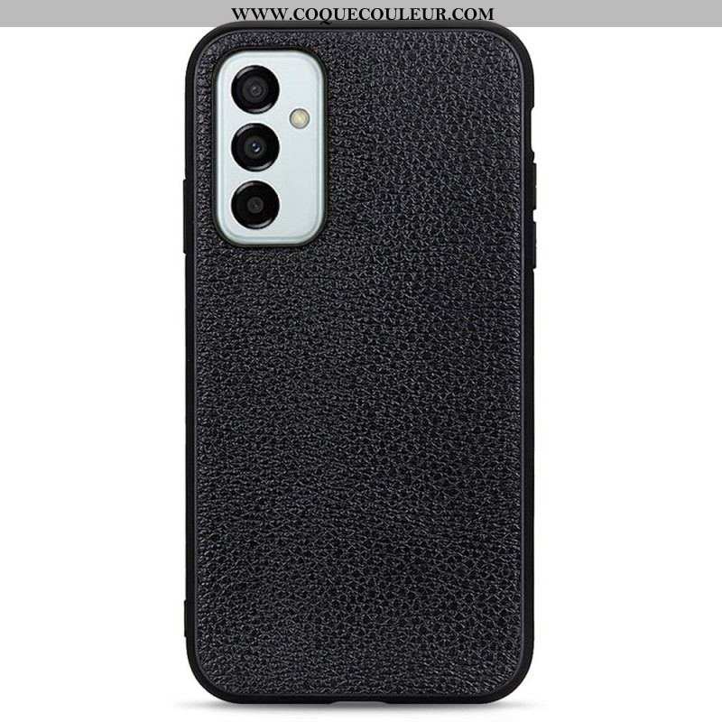 Coque Samsung Galaxy M23 5G Cuir Litchi Véritable