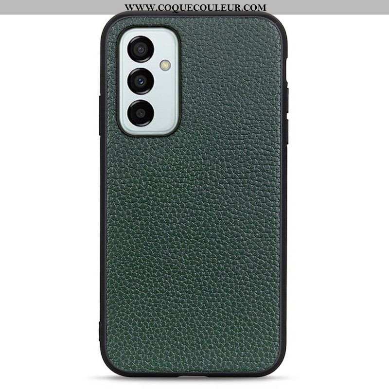 Coque Samsung Galaxy M23 5G Cuir Litchi Véritable