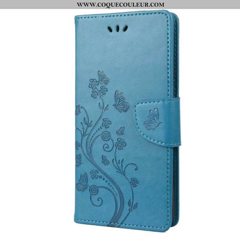 Housse Samsung Galaxy M23 5G Papillons et Fleurs