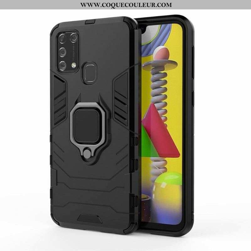 Coque Samsung Galaxy M31 Ring Résistante