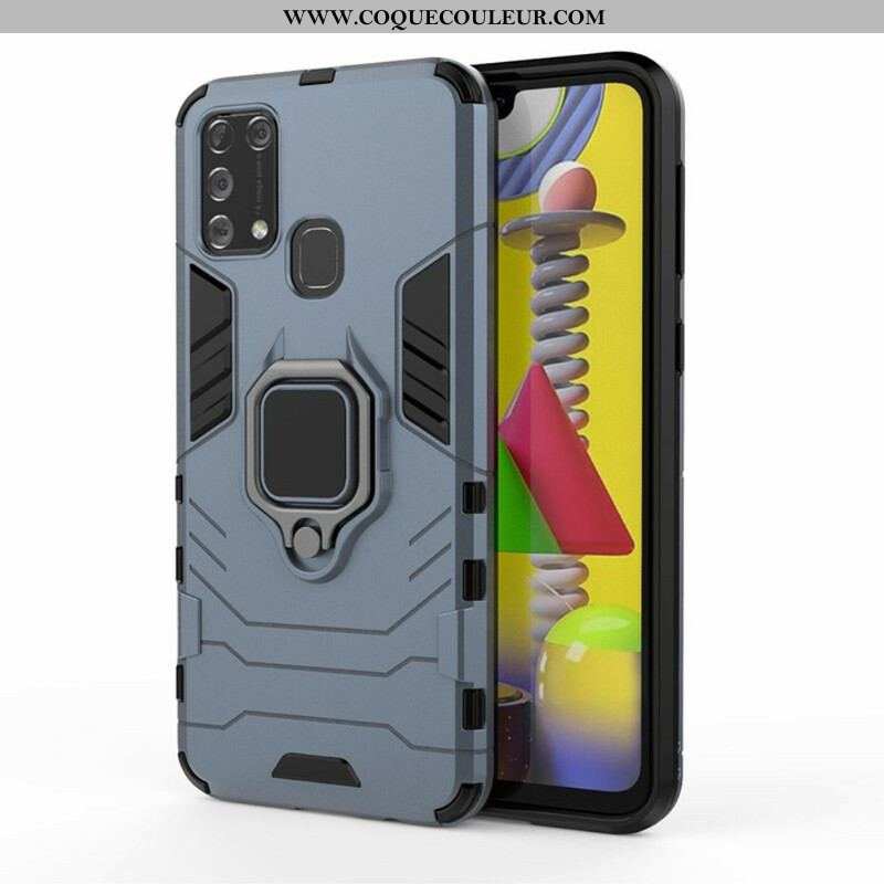 Coque Samsung Galaxy M31 Ring Résistante