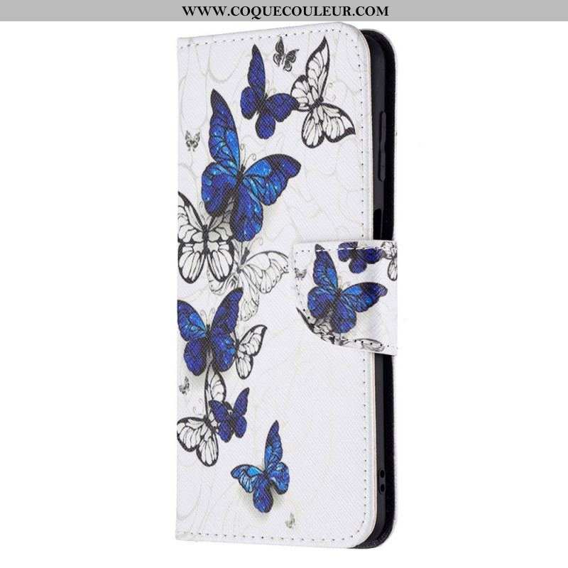 Housse Samsung Galaxy M32 Papillons Rois