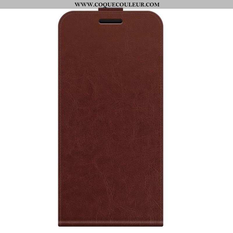 Housse Samsung Galaxy M32 Rabat Vertical Effet Cuir