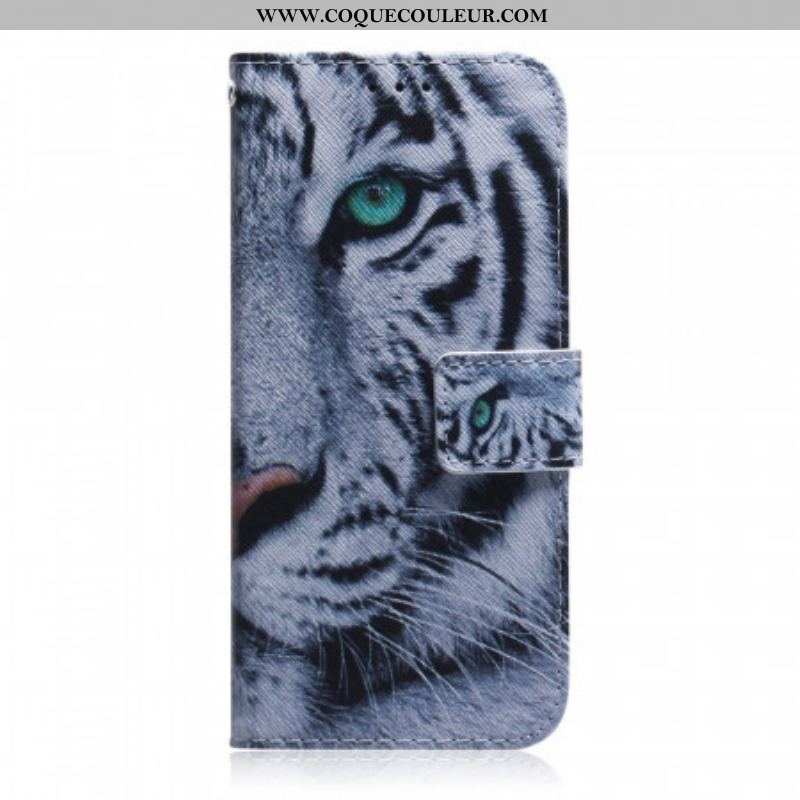 Housse Samsung Galaxy M32 Face de Tigre