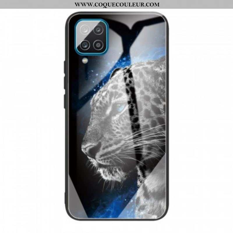 Coque Samsung Galaxy M32 Verre Trempé Face de Félin