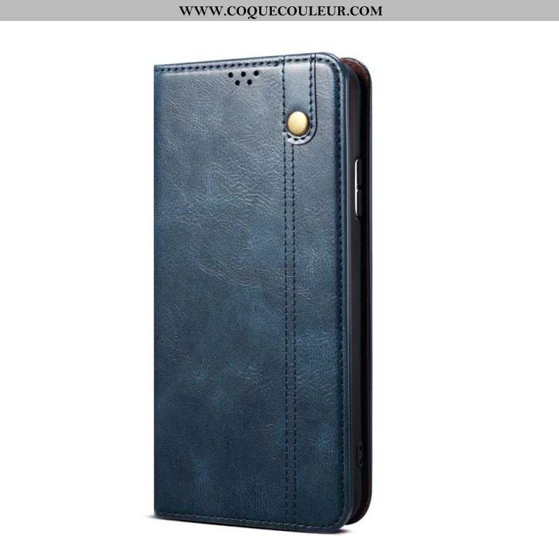 Flip Cover Samsung Galaxy M32 Simili Cuir Ciré