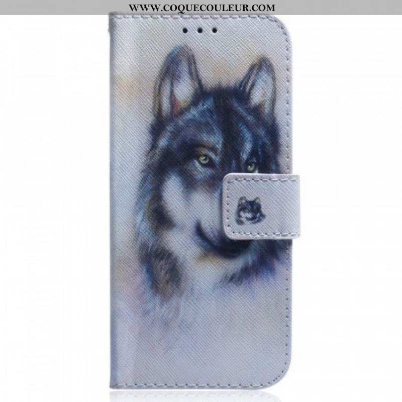 Housse Samsung Galaxy M33 5G Chien Aquarelle