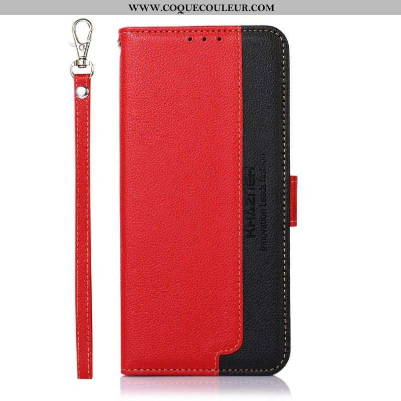 Housse Samsung Galaxy M33 5G Style Litchi RFID