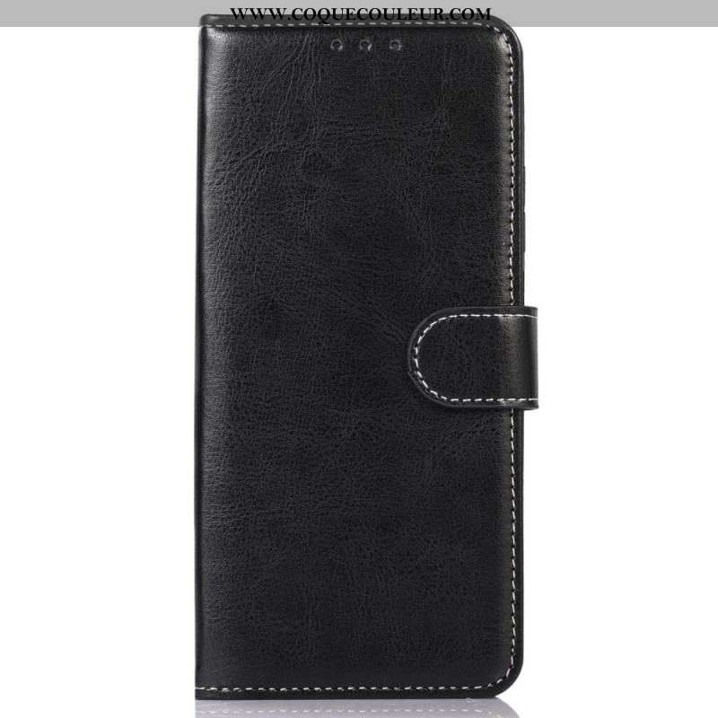 Housse Samsung Galaxy M33 5G Style Cuir et Coutures