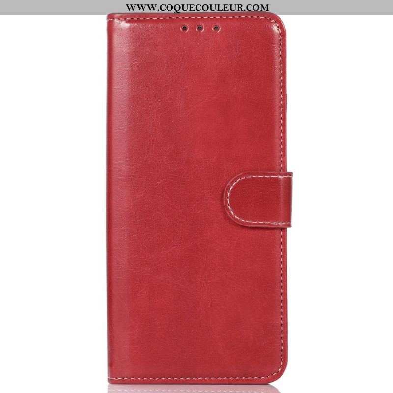 Housse Samsung Galaxy M33 5G Style Cuir et Coutures