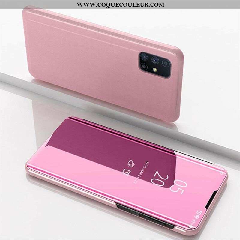 View Cover Samsung Galaxy M51 Miroir et Simili Cuir