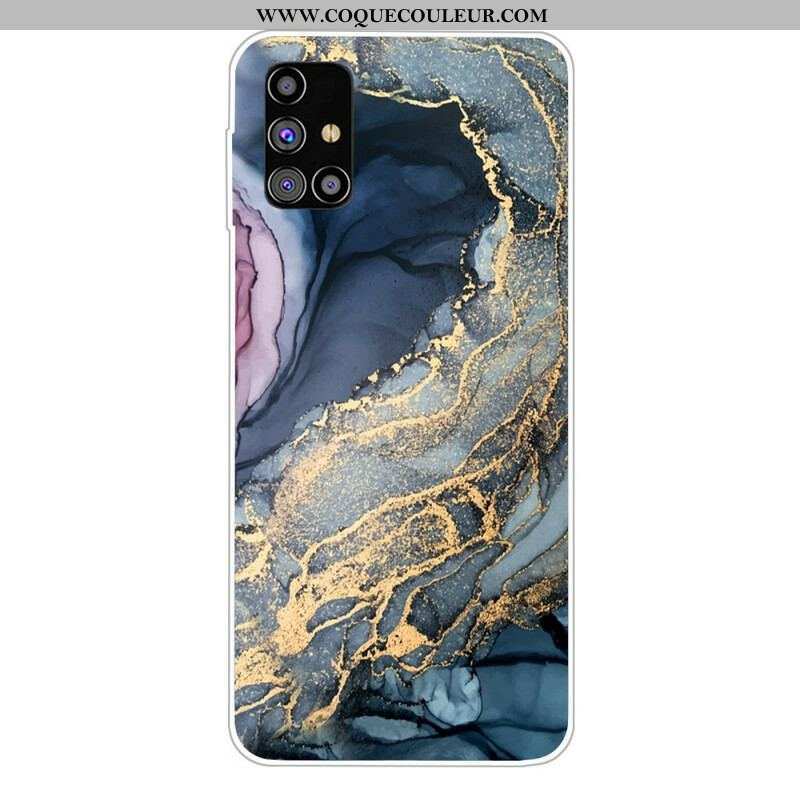 Coque Samsung Galaxy M51 Marbre Coloré