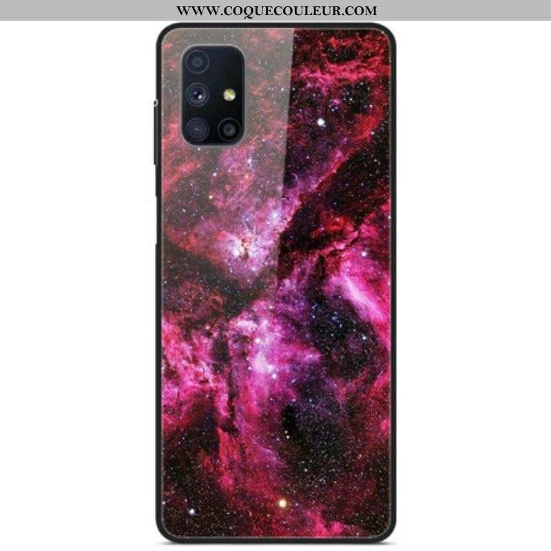 Coque Samsung Galaxy M51 Verre Trempé Rose
