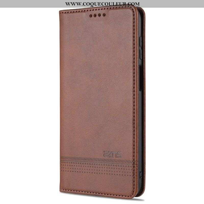 Flip Cover Samsung Galaxy M51 Style Cuir AZNS