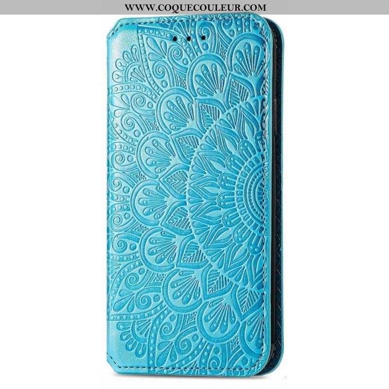 Flip Cover Samsung Galaxy M52 5G Simili Cuir Antiquaire