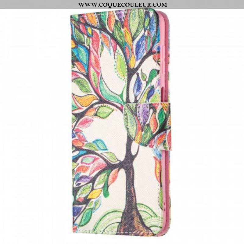 Housse Samsung Galaxy M52 5G Arbre Arc-en-Ciel