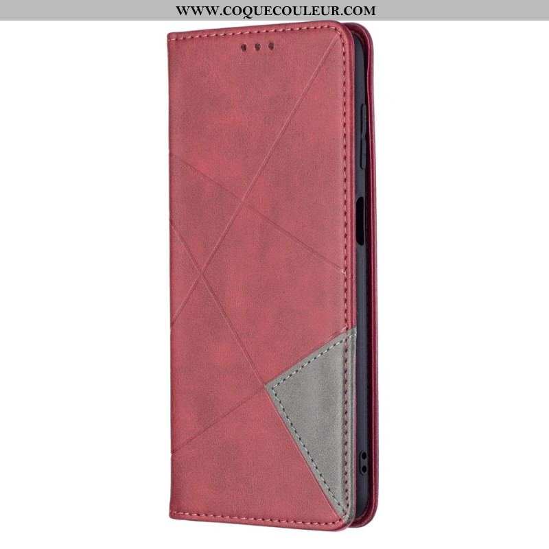 Flip Cover Samsung Galaxy M52 5G Simili Cuir Pattern