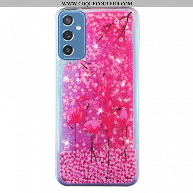 Coque Samsung Galaxy M52 5G Rose Éternel